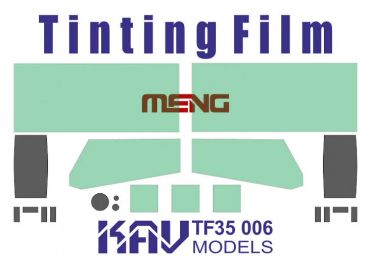 1:35 Тонировочная пленка на Тайфун ВДВ К-4386 (Meng) - TF35 006