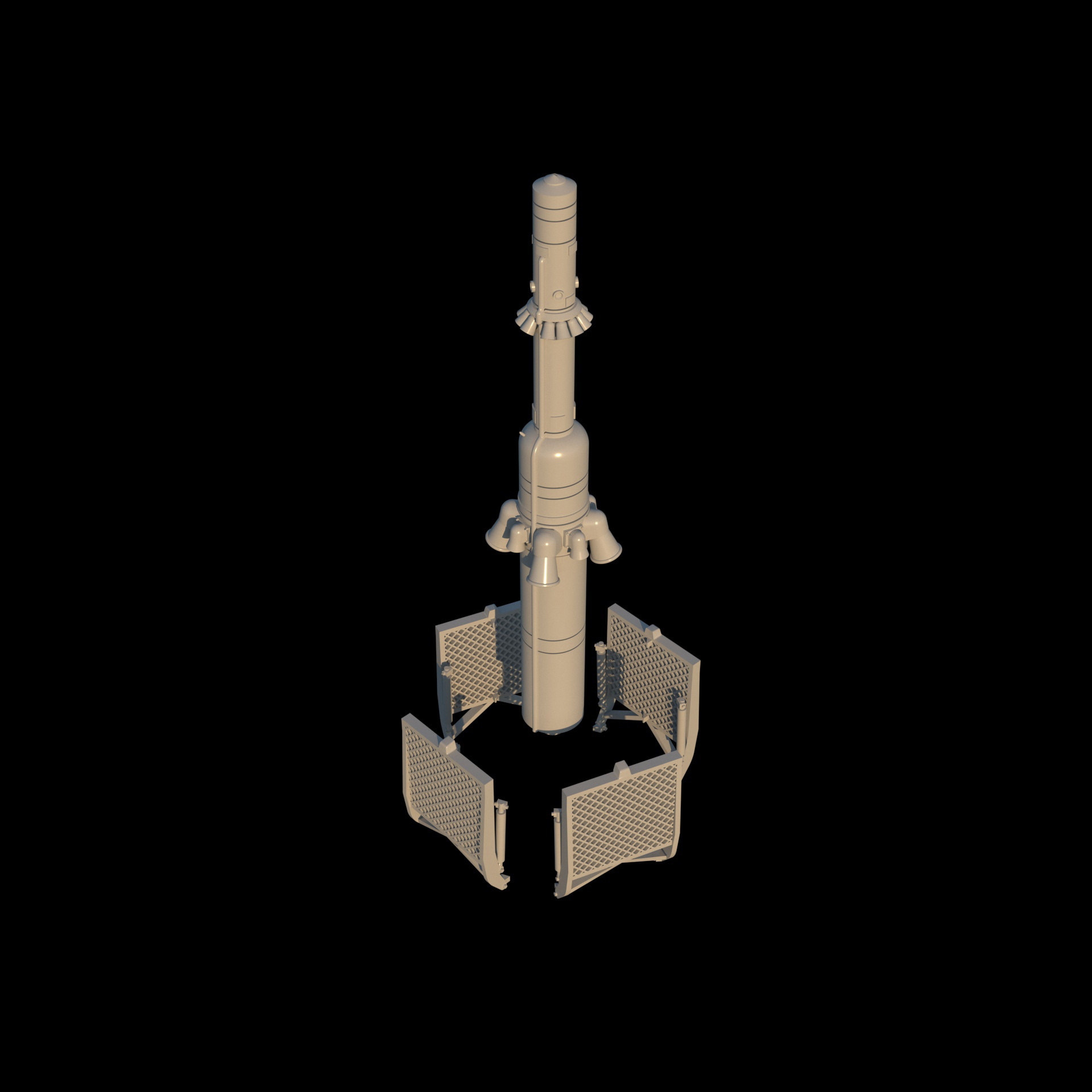 1:144 Система аварийного спасения (САС) ракеты-носителя Союз 'Звезда' - ММ14005