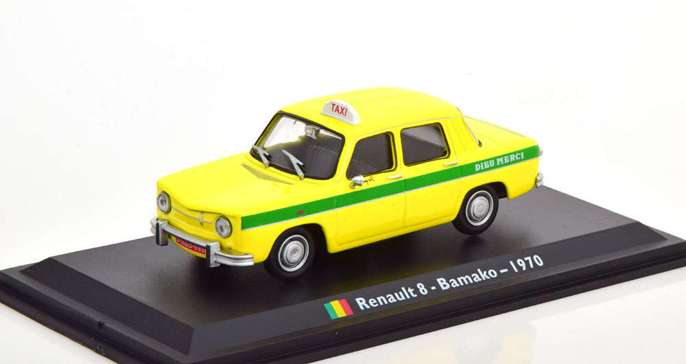 1:43 RENAULT 8 (1970), hellgelb/grün - TX14