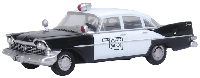 1:87 PLYMOUTH Savoy Sedan Oklahoma Highway Patrol (1959) - 87PS59001