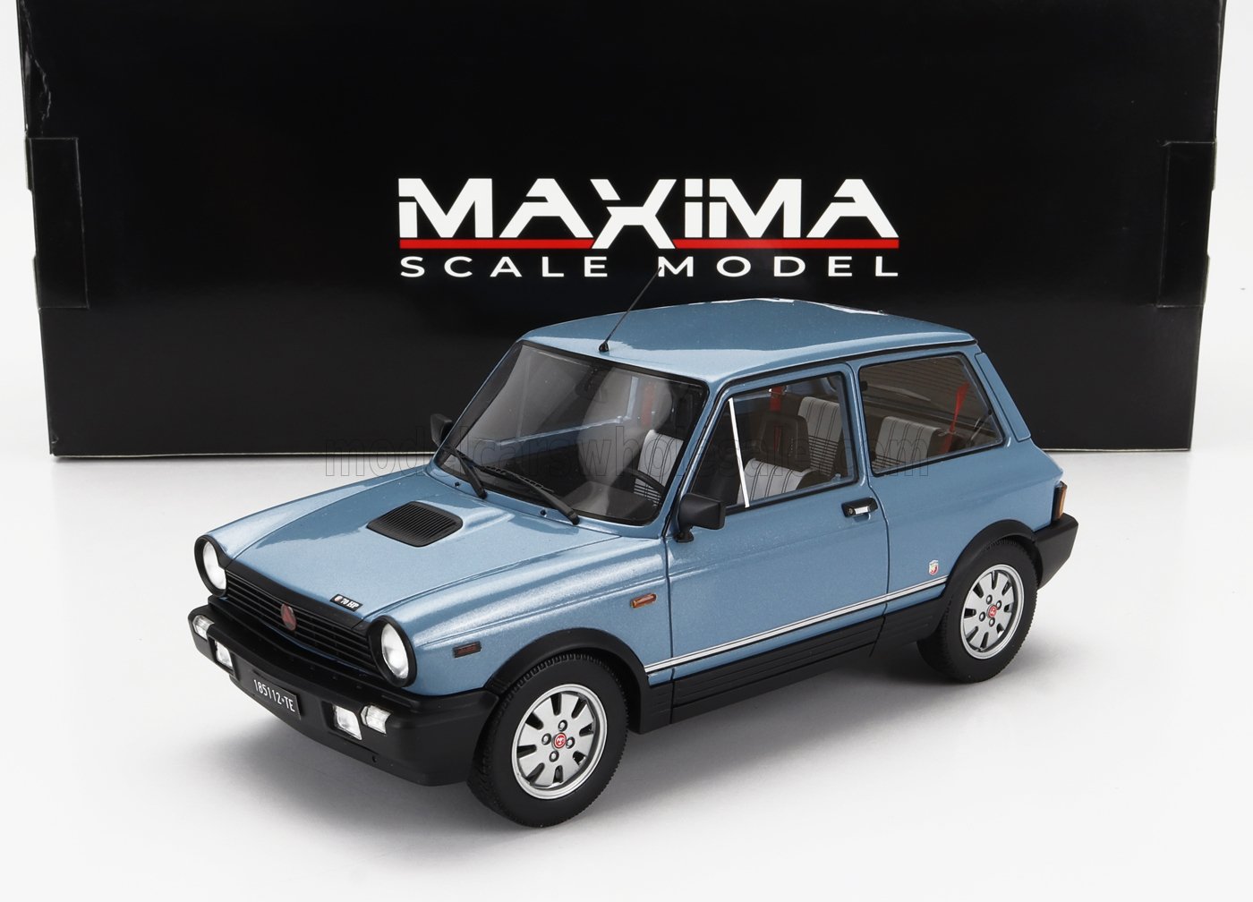1:18 AUTOBIANCHI A112 Abarth Vii-series (1984), Light Blue Met - MAX007002