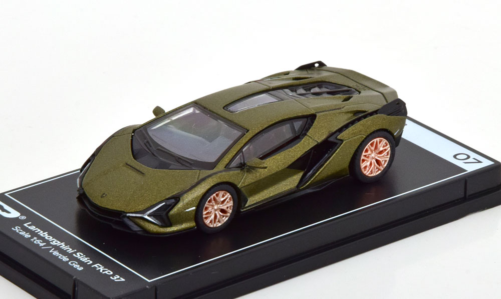 1:64 LAMBORGHINI Sian FKP 37 IAA Frankfurt (2019), green metallic - No07