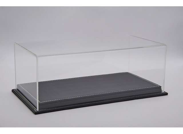 1:12 Display Case Mulhouse with Black Carbon Base - 510x240x190mm - atl10296