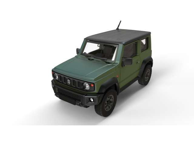 1:64 SUZUKI Jimny JB74 RHD, jungle green 2018 - BM64B0005