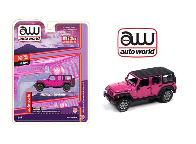 1:64 JEEP Wrangler Unlimited 4x4 (2018), pink - AWCP7753-X1
