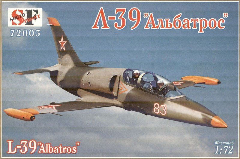 1:72 Сборная модель Чехословацкий учебно-тренировочный самолет L-39 Albatros - SF-72003