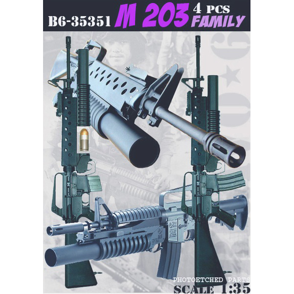 1:35 40-мм подствольный гранатомёт M203 - B6-35351