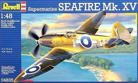 1:48 Сборная модель Британский истребитель Supermarine Seafire F Mk.XV. - 04835
