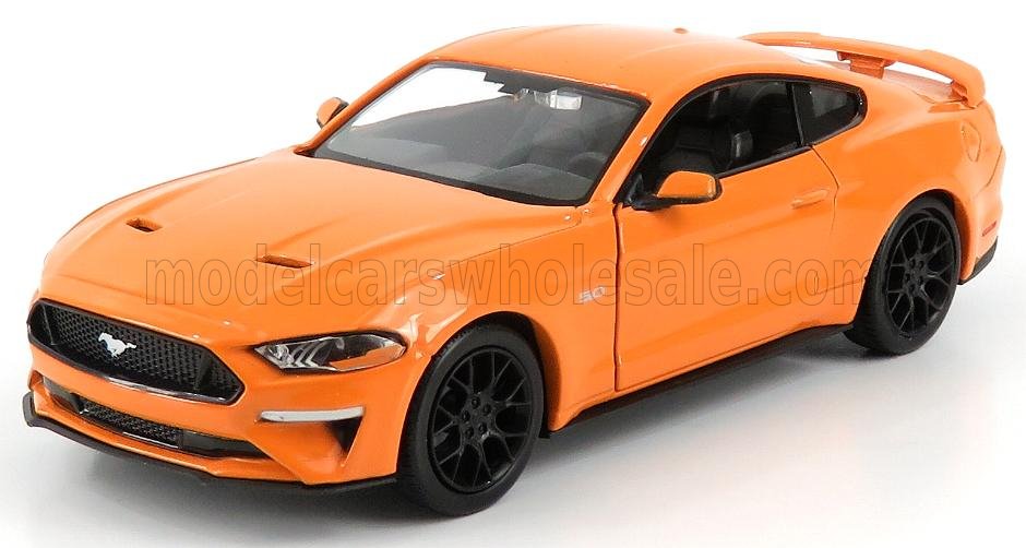 1:24 FORD Mustang Gt Coupe (2018), Orange - 79352OR