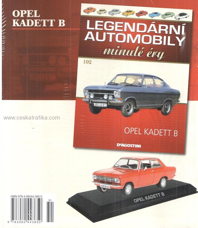 1:43 OPEL Kadett B, Legendarni automobily minule ery 102 - LAME102