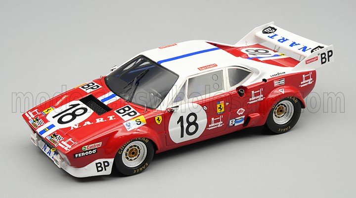 1:43 FERRARI 308 GT4 3.0L V8 TEAM N.A.R.T. North American Racing №18 24h Le Mans Giancarlo Gagliardi - Jean Louis Lafosse (1974) - TM43-30A