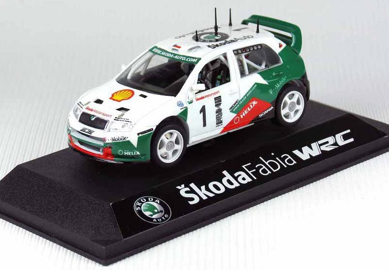 1:43 SKODA Fabia WRC, white
