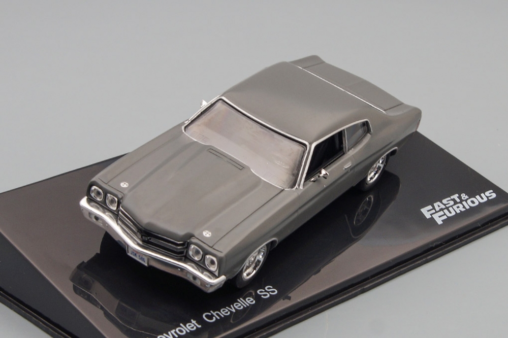 1:43 CHEVROLET Chevelle SS 1970 FAST & FURIOUS (Форсаж), grey metallic - M4069-15