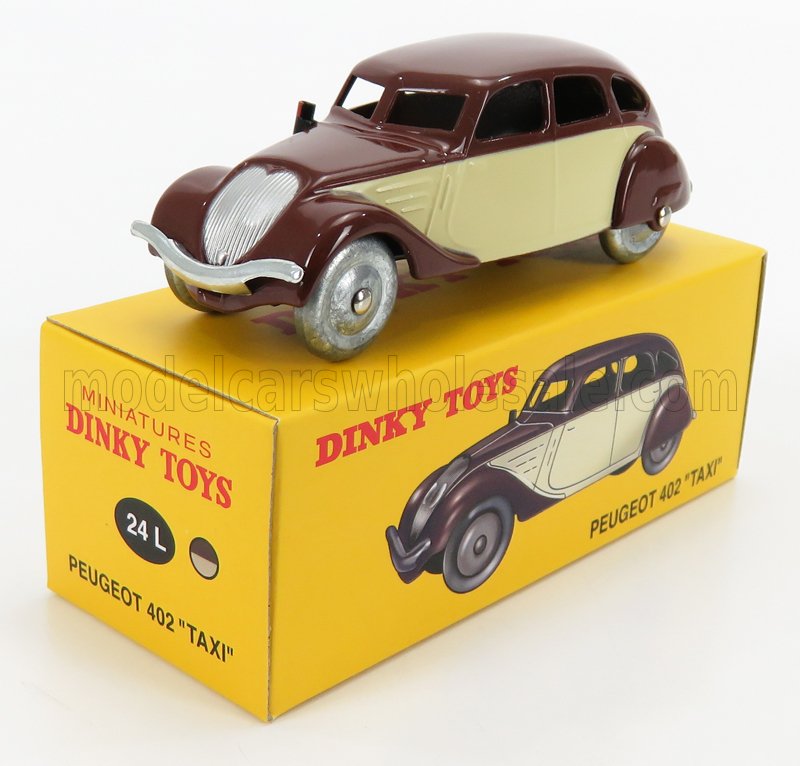 1:43 PEUGEOT 402 Taxi (1937), Brown Cream - 24L