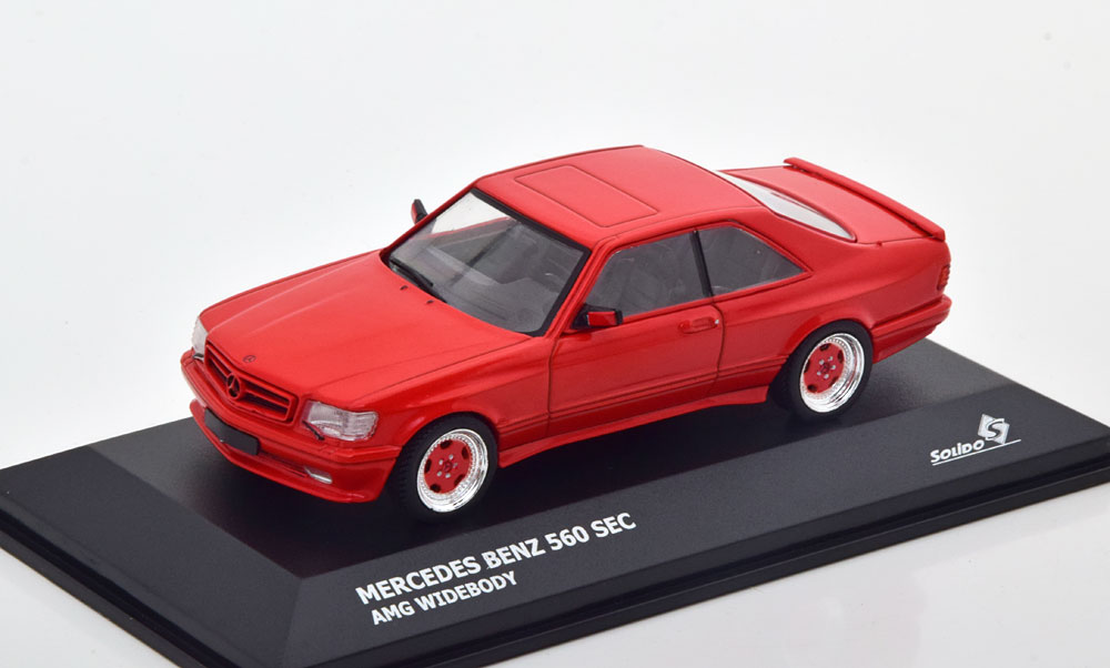 1:43 MERCEDES 560 SEC C126, rot - S4310902