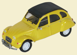 1:43 CITROËN 2CV, Kultowe Auta 155, желтый - kul155