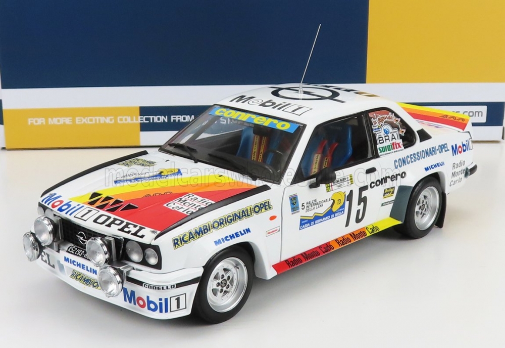 1:18 OPEL ASCONA 400 (night version) №15 WINNER RALLY INTERNAZIONALE DELLA LANA (1982), M.BIASION - RUDY,  WHITE - 5376