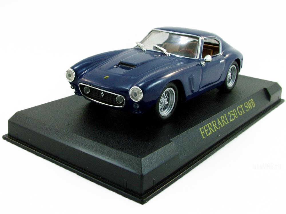 1:43 FERRARI 250 GT Berlinetta Passo Corto (SWB), Ferrari Collection 17, blue - FC017