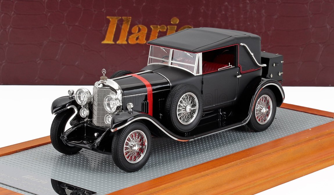 1:43 MERCEDES-BENZ 630k Sn35233 Sports Tourer Harrington Cabriolet Closed (1927), Black Red - IL43204