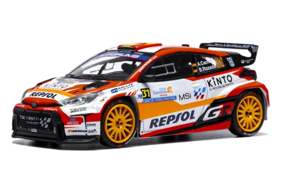 1:43 TOYOTA YARIS GR RALLY2 TEAM REPSOL WRC №31 Rally Islas Canarias (2025) Alejandro Cachon - Borja Rozada - RAM1000.22