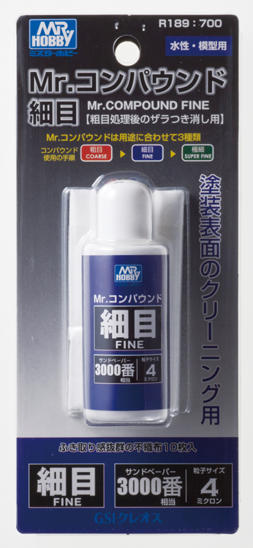 Грунтовка Абразивная паста Mr. Compound Fine 3000, 25 мл - R189