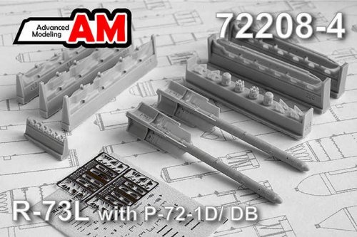 1:72 Авиационная управляемая ракета Р-73Л с пусковой П-72 - AMC 72208-4