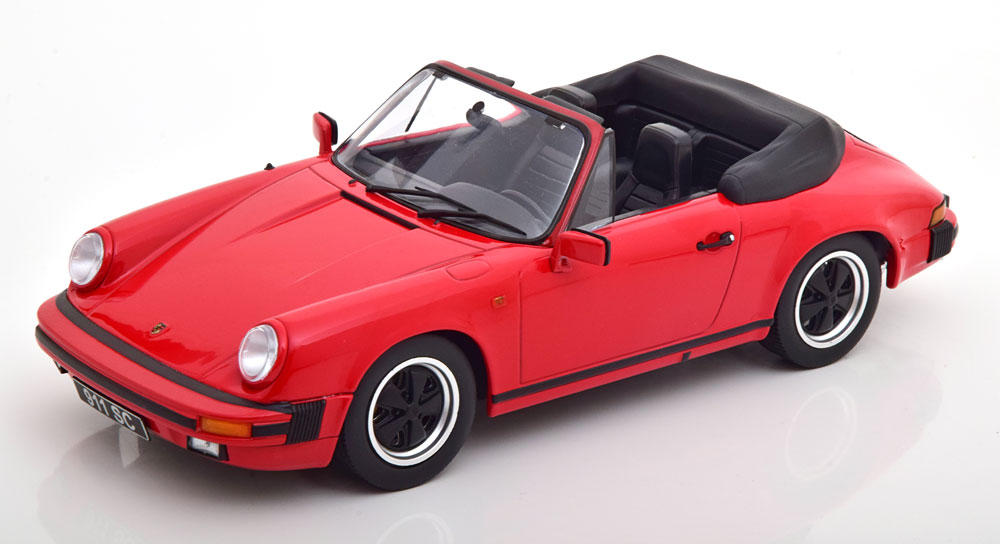 1:18 PORSCHE 911 SC Cabriolet with Softtop (1983), red - KKDC180752