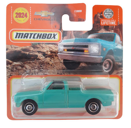 1:64 CHEVROLET C10 (1968), light blue - HVN32