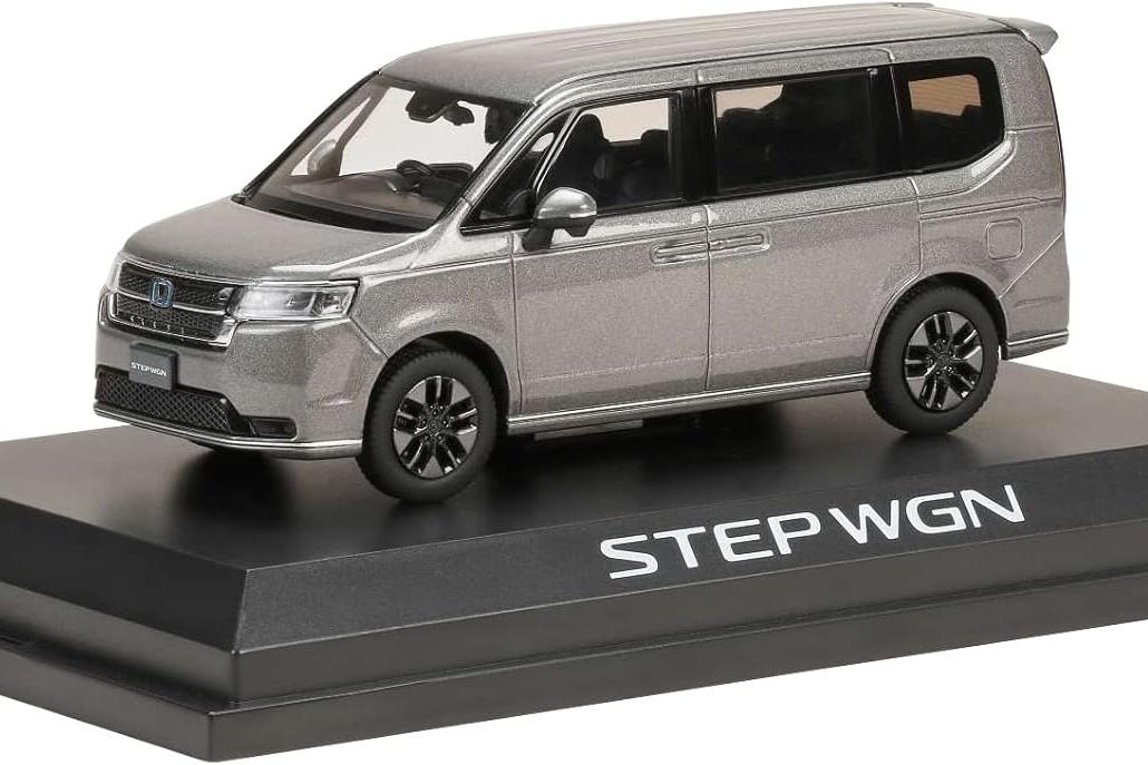 1:43 HONDA Step WGN e:HEV Spada (2022), super platinum grey - HJ432004GM