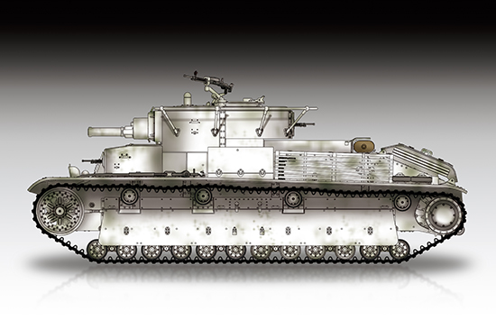 1:72 Сборная модель Советский средний танк Т-28 (клепаный) - 07151