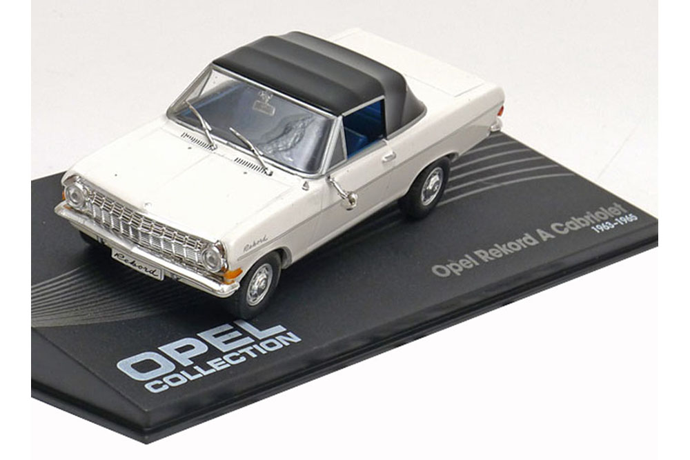 1:43 OPEL Rekord A Cabriolet 1963 White - OP94