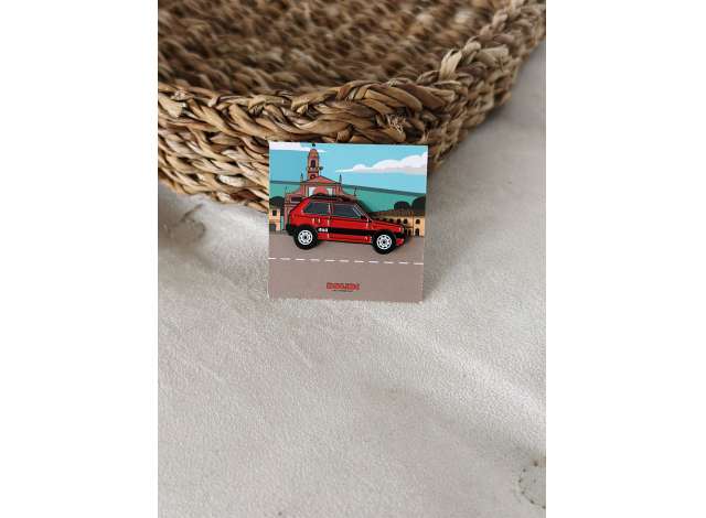 1:0 Значок Pin Fiat Panda 4x4, red - ENPN017