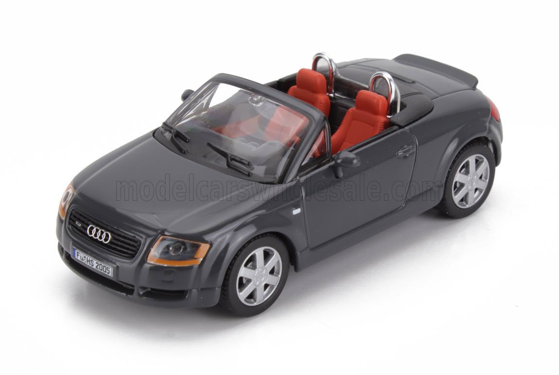 1:43 AUDI Tt Roadster 1.8t Quattrocabriolet Open (1999), Dark Grey - ABDEA003