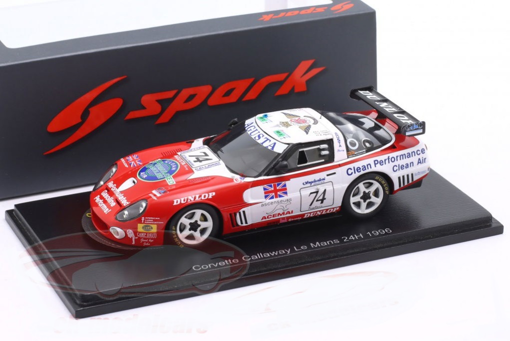 1:43 Corvette Callaway №74 24h LeMans Patrick Camus, Rocky Agusta, Almo Coppelli (1996) - S5854