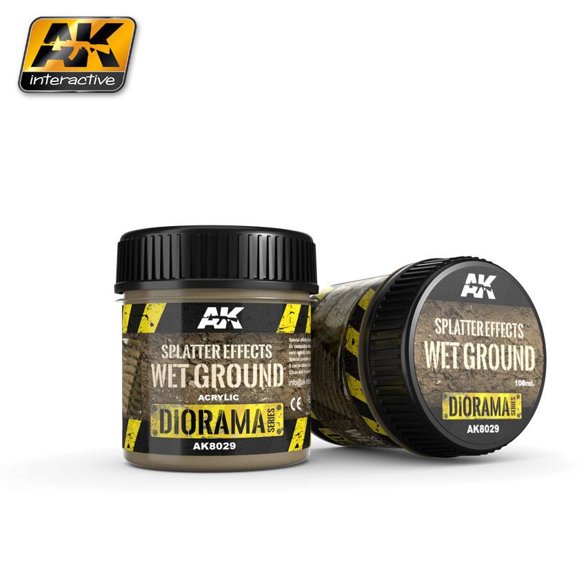 Splatter Effects Wet Ground 100ml (Эффект брызг, мокрая поверхность) - AK-8029