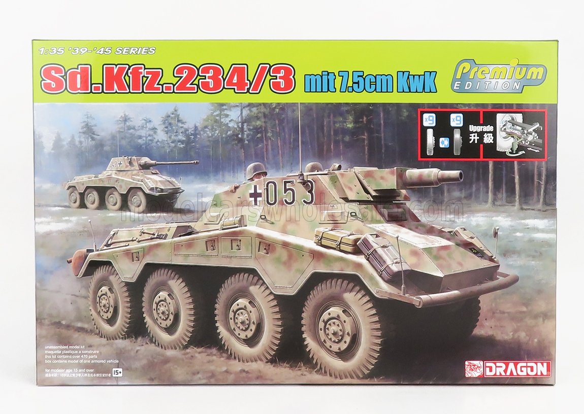 1:35 Сборная модель TANK Sd.kfz.234/3 Military 1944 - 6964