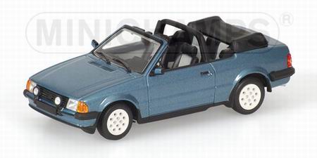 1:43 FORD Escort III Cabriolet 1983, blue met - 400085030