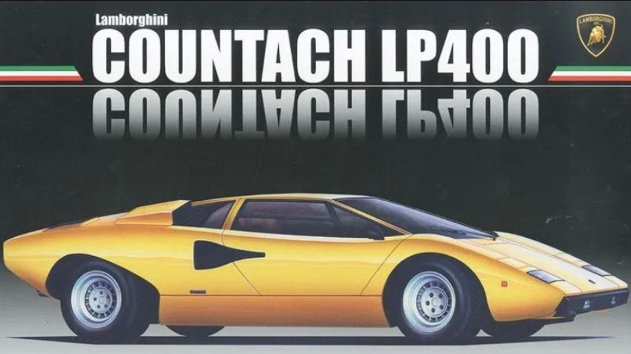 1:24 Сборная модель Lamborghini Countach LP400 - 12654