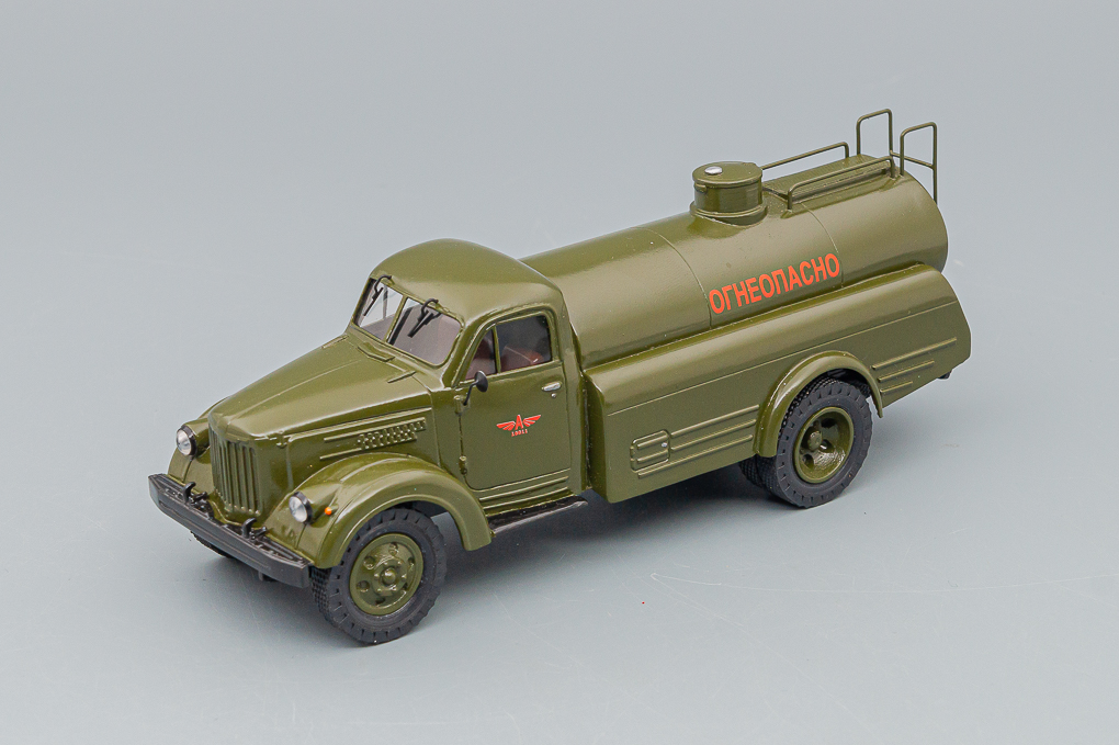 1:43 УралЗИS 355М топливозаправщик АЦ-4-355М, хаки - ALF29