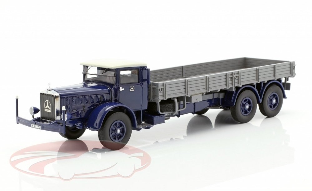 1:43 MERCEDES-BENZ L 10000 (бортовой грузовик) 1937 Dark Blue/Grey - NEO46720