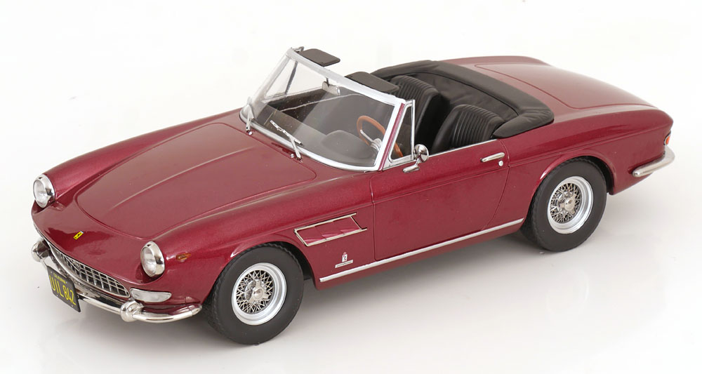 1:18 FERRARI 275 GTS Pininfarina Spyder, Steve McQueen (1964), red metallic - KKDC180249