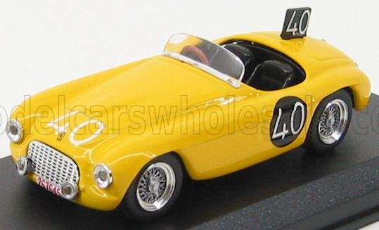 1:43 FERRARI 166mm Spider №40 Spa-francorchamps (1949) Roosdorp - De Ridder, Yellow - ART204