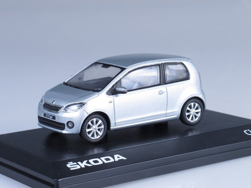 1:43 SKODA Citigo 3Doors-Silver Brilli - 021AB
