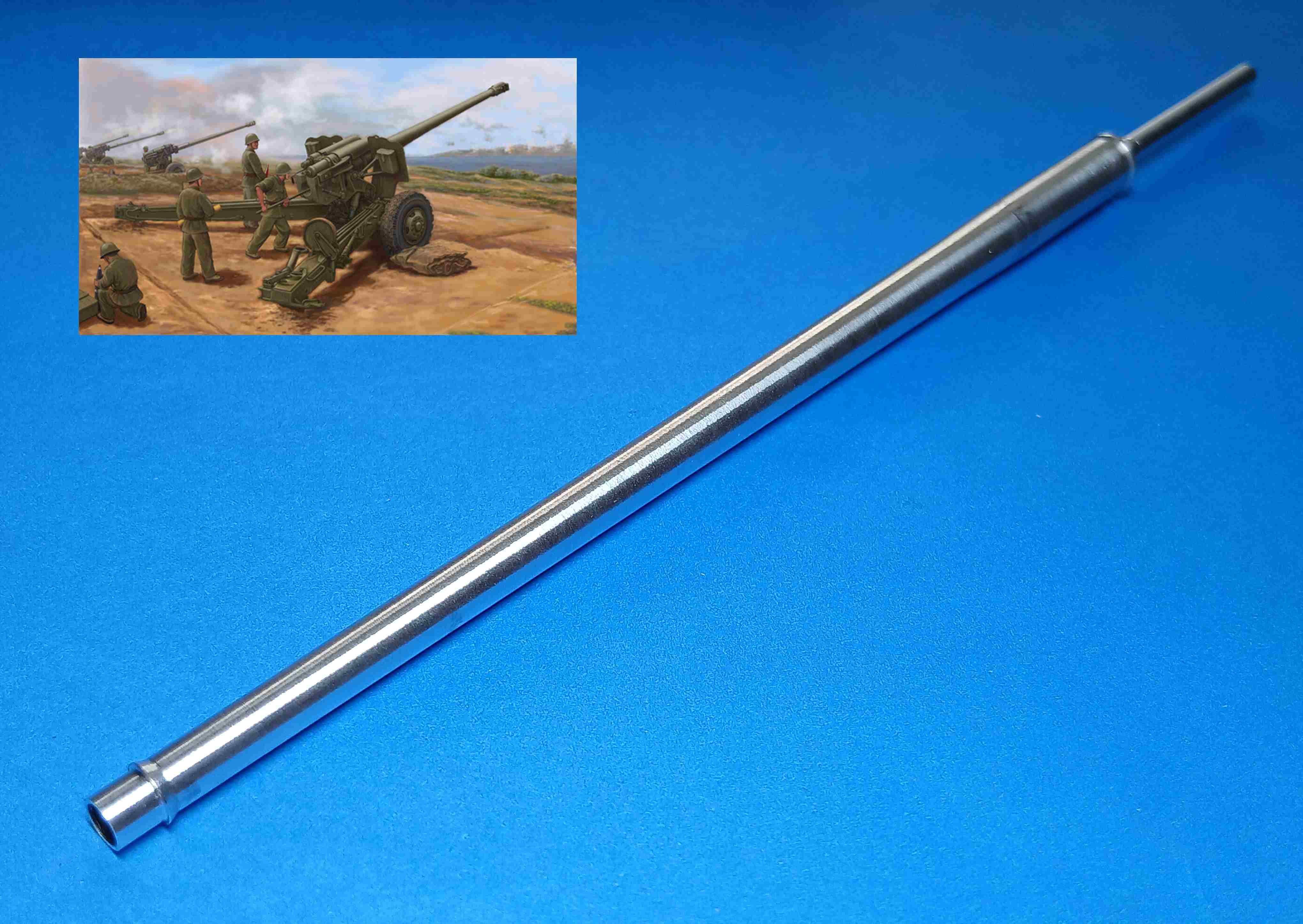 1:35 Китайская пушка Тип 59 (PLA Type 59, Trump. 02335) = советская 130-мм пушка М-46 экспортная версия - MG-3683