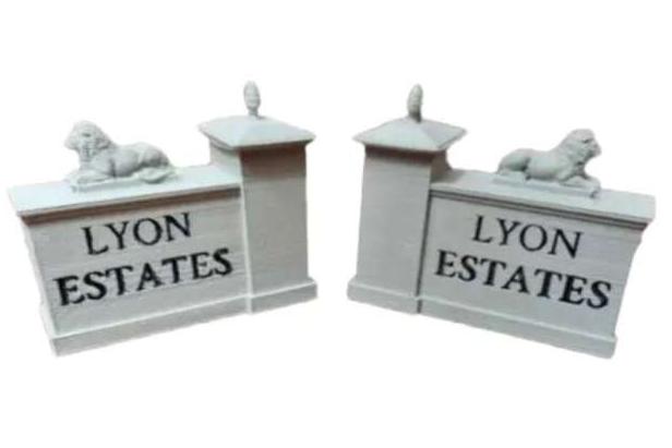 1:43 Назад в будущее: Въездные ворота в Поместья Лион / *Back to the Future* Lyon estates - CTLEBTF4