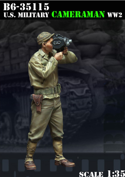 1:35 U.S. Military Cameraman, WW2 / Военный оператор США, Вторая мировая война - B6-35115