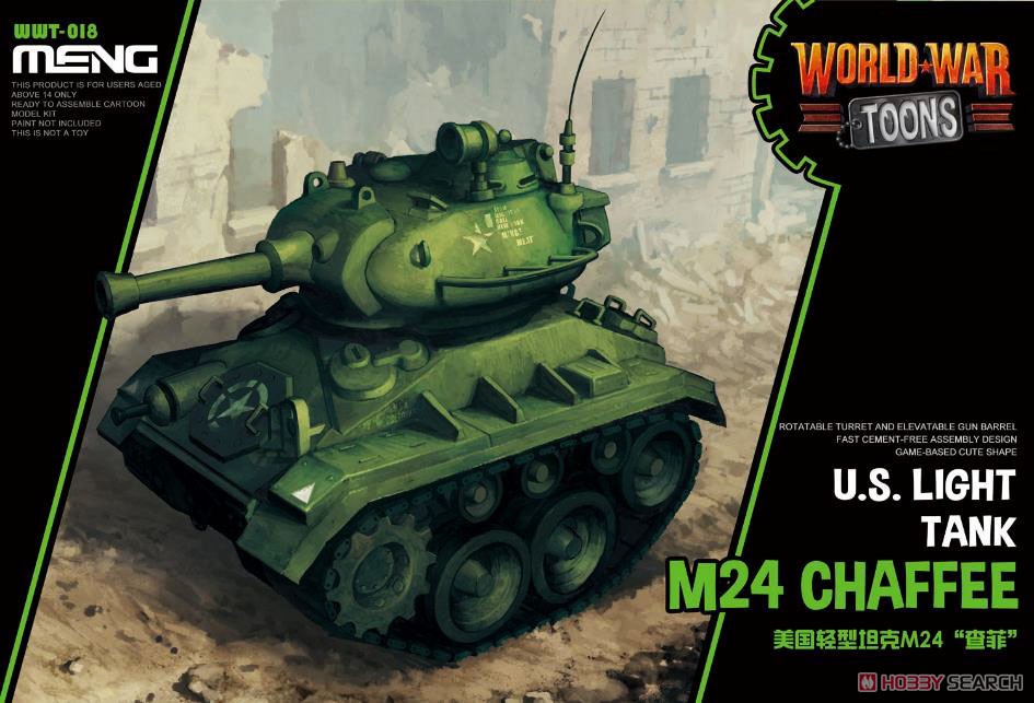 Сборная модель Американский лёгкий танк M24 'Chaffee' - WWT-018