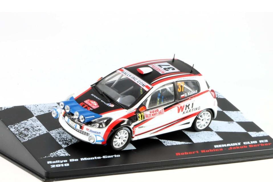 1:43 RENAULT Clio R3 #37 R.Kubica J.Gerber Rallye De Monte-Carlo (2010) - DEAZAV83