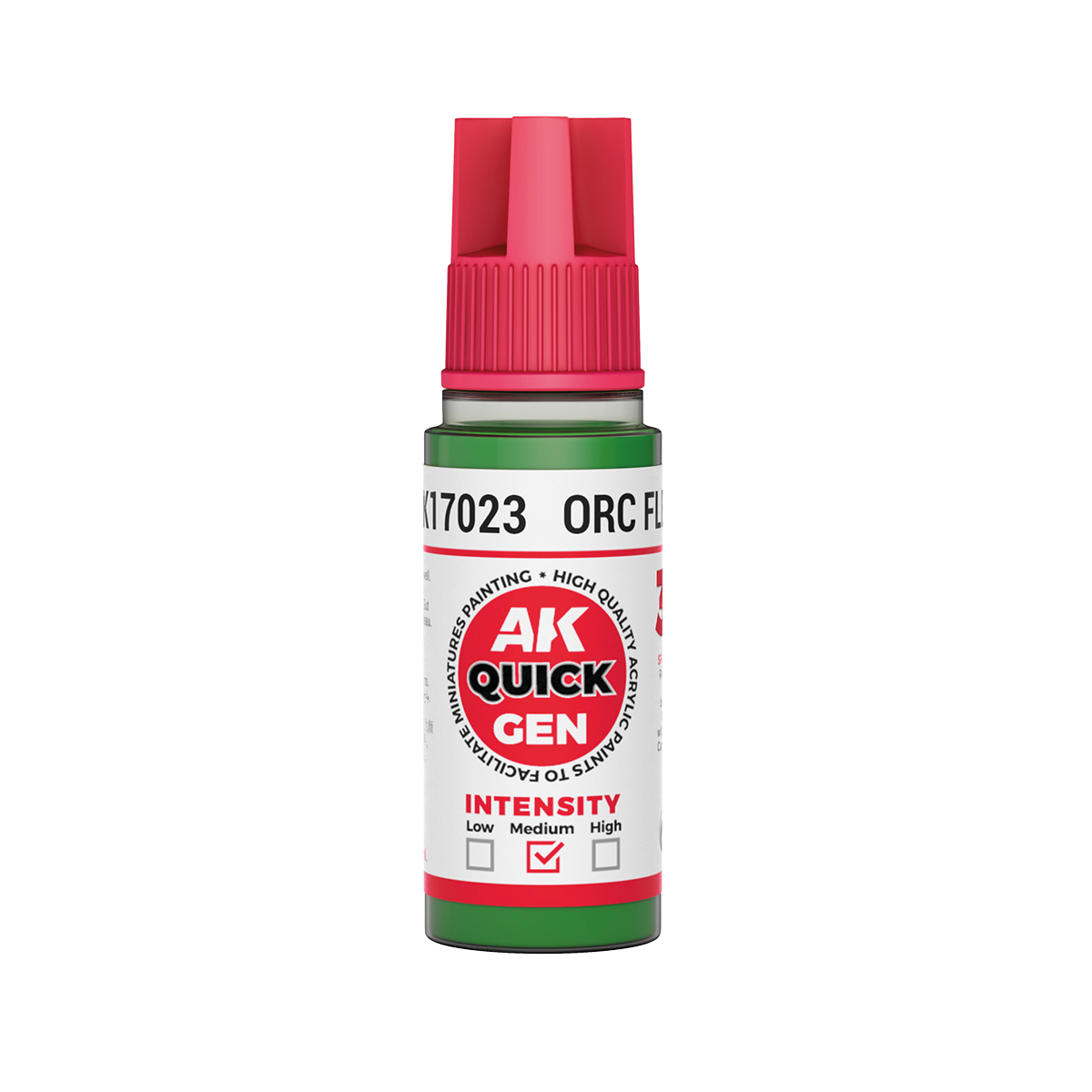 Краска акриловая QUICK GEN - Плоть орка / ORC FLESH, 18мл - AK17023