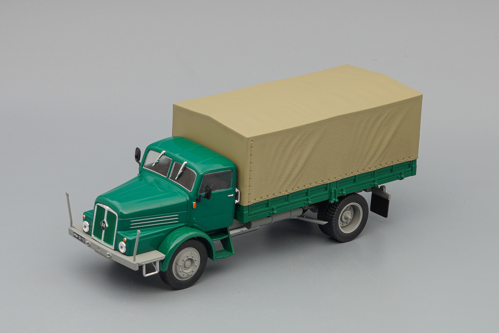 1:43 IFA H6 (1952), Kultowe Ciezarowki PRL-u 35, green - kulC035